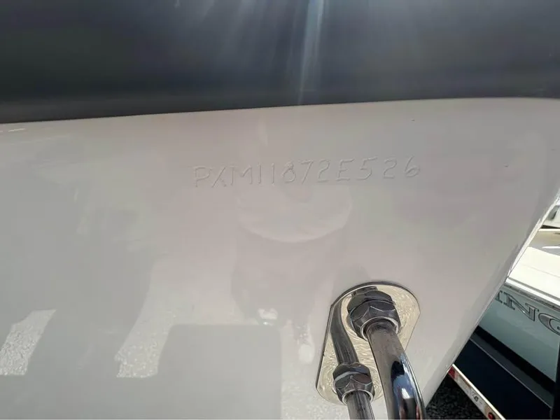 Slide: The Image of Hull identification number on 2026 Parker 210 COASTAL boat. - 17