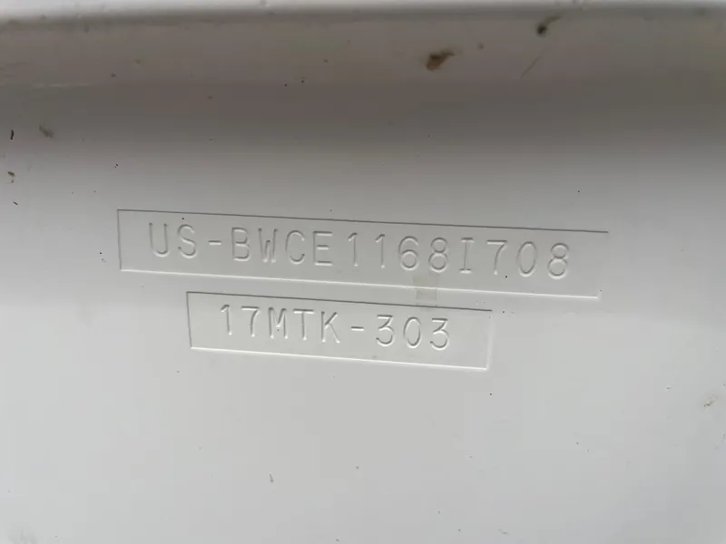 Slide: The Image of Hull identification number on 2008 Boston Whaler 170 Montauk boat. - 16