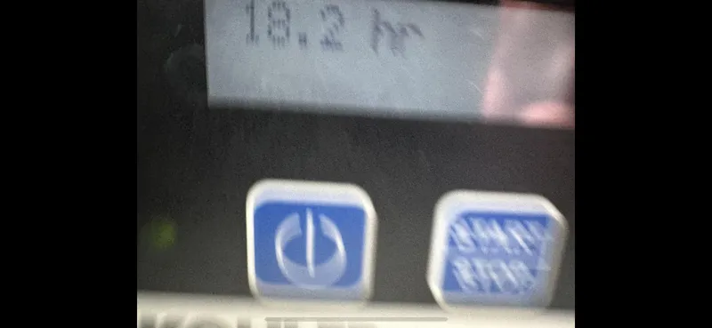 Slide: The Image of Dashboard of 2018 Formula 370 Super Sport showing 18.2 hours and control buttons. - 3