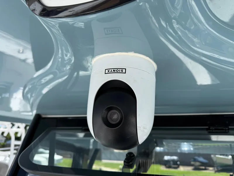 Slide: The Image of Security camera on 2023 Sea Hunt Gamefish 27 Forward Seating boat. - 21