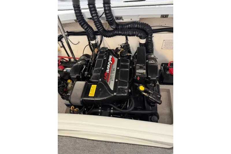 Slide: The Image of Engine compartment of a 1996 Formula 280 Sun Sport boat with MerCruiser engine. - 30