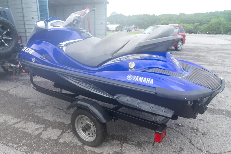 Slide: The Image of 2007 Yamaha WaveRunner FX Cruiser HO on trailer, parked outdoors. - 5