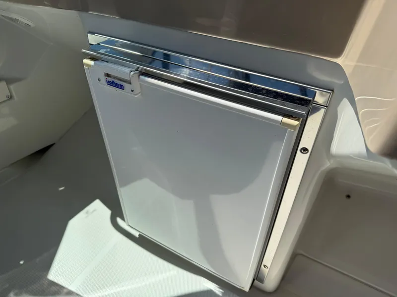 Slide: The Image of Built-in refrigerator on a 2006 Carver 36 Mariner yacht. - 20