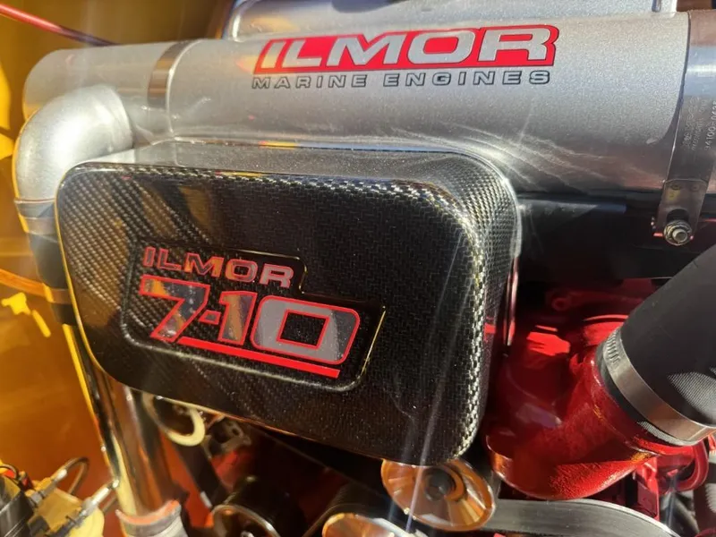 Slide: The Image of Ilmor 7-10 marine engine in a 2006 Eliminator 33 Daytona boat. - 44