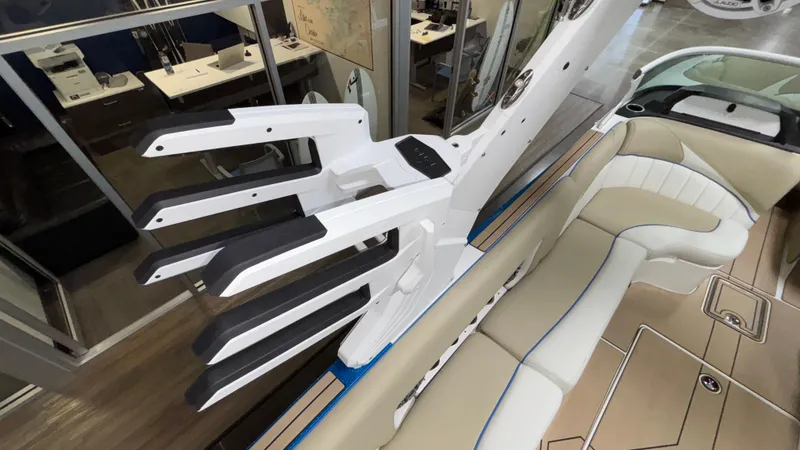 Slide: The Image of 2025 MB B52 23 Classic boat interior with sleek seating and modern design. - 41