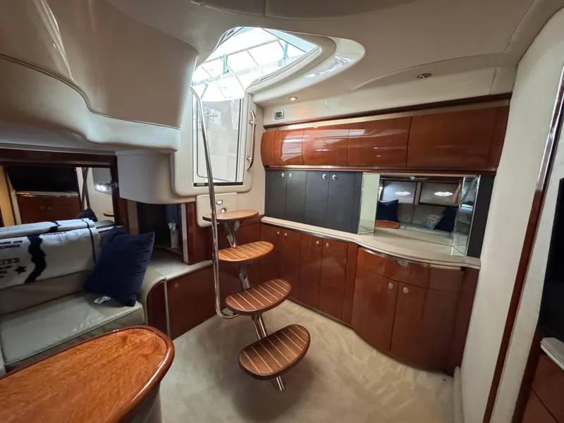 Slide: The Image of Luxurious kitchen area in a 2003 Sea Ray 500 Sundancer yacht with modern amenities. - 23