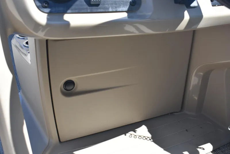 Slide: The Image of 2024 SunChaser Vista 20 Fish boat storage compartment. - 10