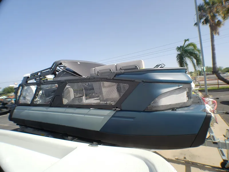 Slide: The Image of 2025 Sea-Doo 55SL boat on display, featuring sleek design and modern features. - 4