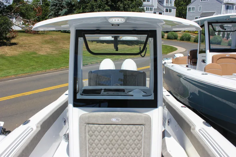 Slide: The Image of 2026 Sea Hunt Ultra 265 SE boat with sleek design and modern features. - 20