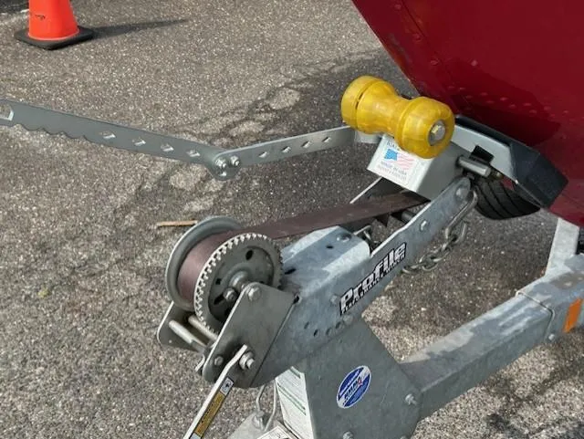 Slide: The Image of Trailer hitch and winch system for 2022 Lund 1775 Adventure SS boat. - 9