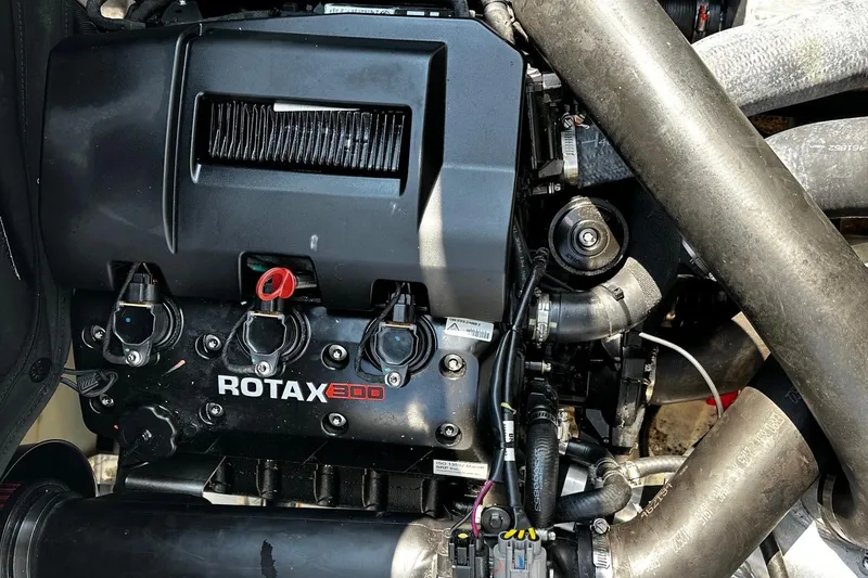 Slide: The Image of Engine of 2023 Scarab 165ID Jet Boat with Rotax 300, detailed view. - 10