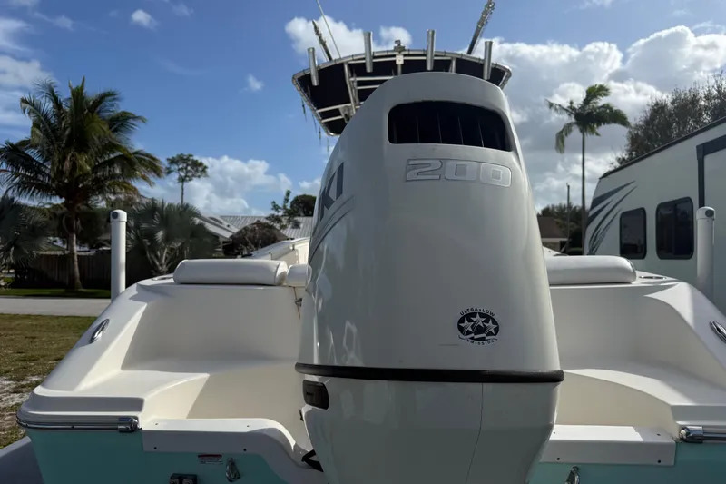 Slide: The Image of Simrad display on 2017 Bulls Bay 230 Center Console boat dashboard. - 54