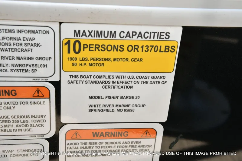 Slide: The Image of Sun Tracker Fishin' Barge 20 DLX 2022 - 15