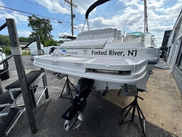 Slide: The Image of 2012 Sea Ray 260 Sundeck boat docked in Forked River, NJ. - 8