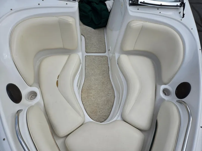 Slide: The Image of Interior view of 1998 Chris-Craft 210 Bowrider boat compartment. - 18