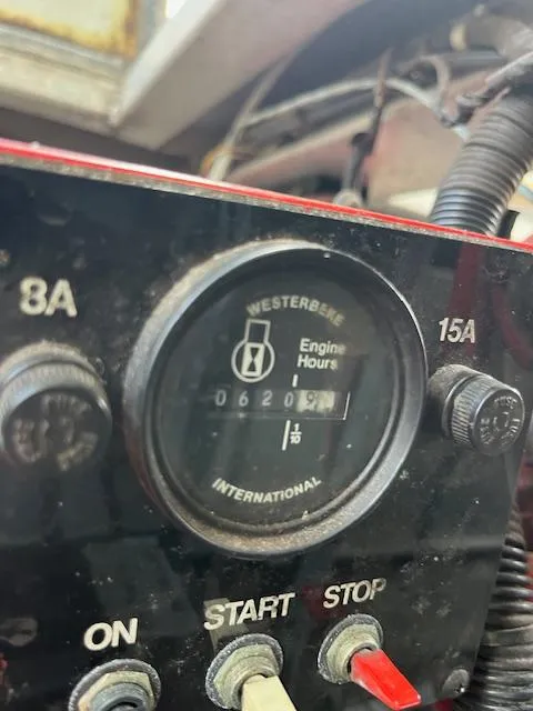 Slide: The Image of Close-up of a Westerbeke engine hour meter on a 2001 Horizon 16 x 70 houseboat. - 31