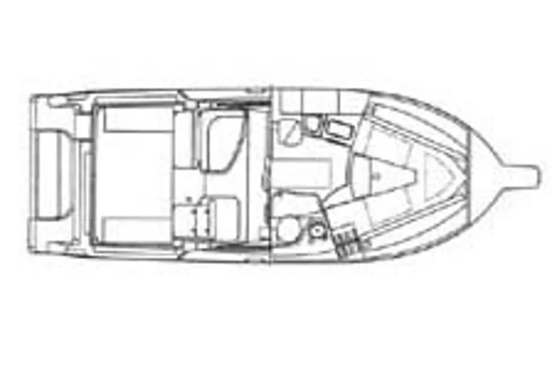Slide: The Image of Manufacturer Provided Image: Top view layout of 2015 Wellcraft 290 Coastal boat interior. - 30