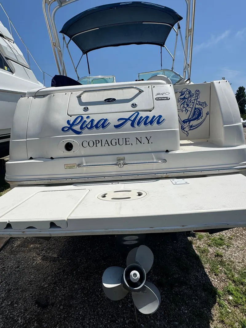Slide: The Image of 2003 Sea Ray 240 Sundancer boat with "Lisa Ann" name, Copiague, N.Y. - 2