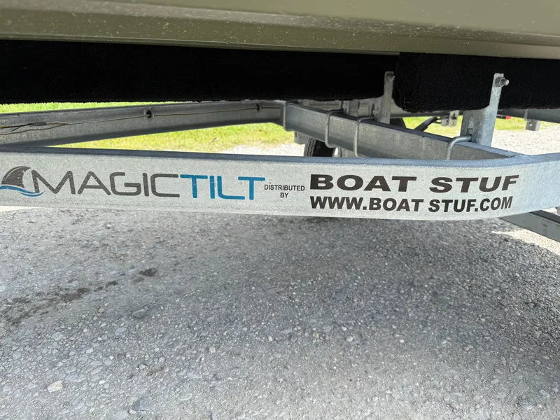 Slide: The Image of Magic Tilt boat trailer for Alweld 1442 Marsh Jon DSLW, 2025 model. - 12