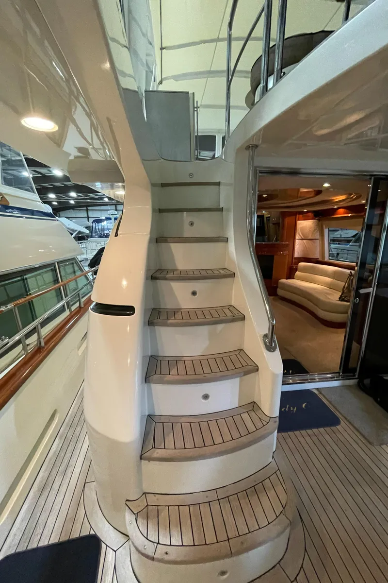 Slide: The Image of Stairs to Flybridge - 44