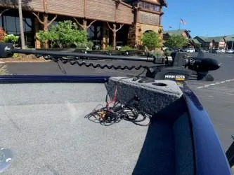 Slide: The Image of 2022 Tracker Pro Guide V-16 WT boat with Minn Kota trolling motor. - 3