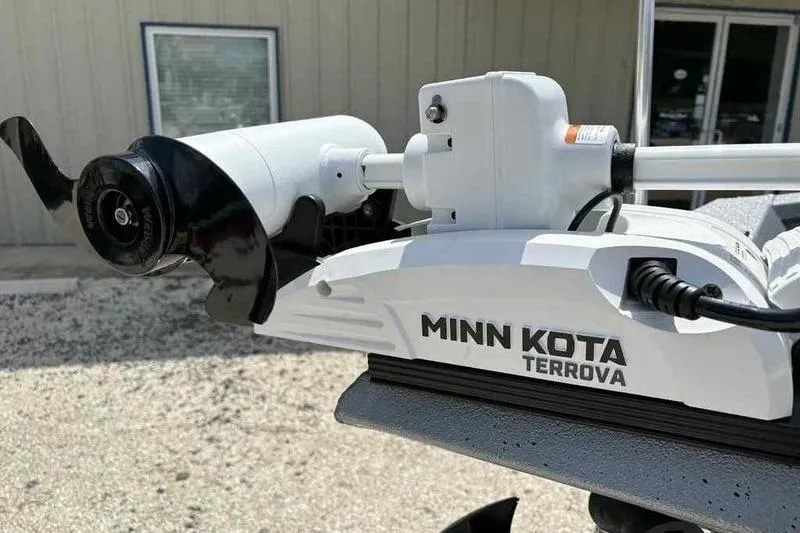 Slide: The Image of Minn Kota Terrova motor on 2026 Xpress H22 Bay boat. - 7