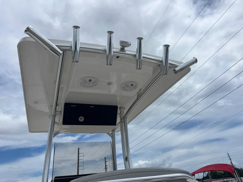 Slide: The Image of Open storage compartment on 2026 Bay Rider 219 Bay boat. - 22