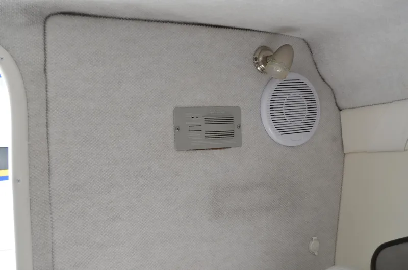 Slide: The Image of Interior of 2008 Baja 26 Outlaw boat with speaker and light fixture. - 33