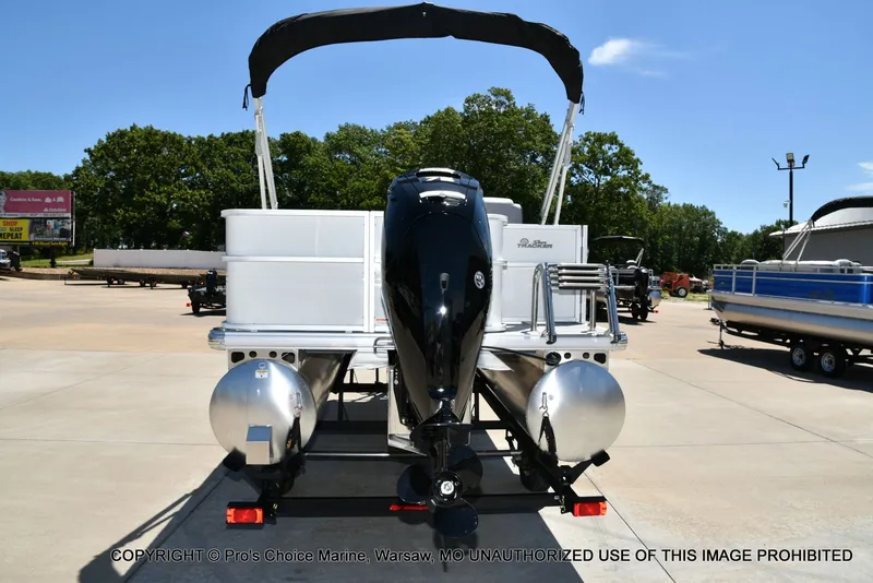 Slide: The Image of Sun Tracker Party Barge 18 DLX 2026 - 18