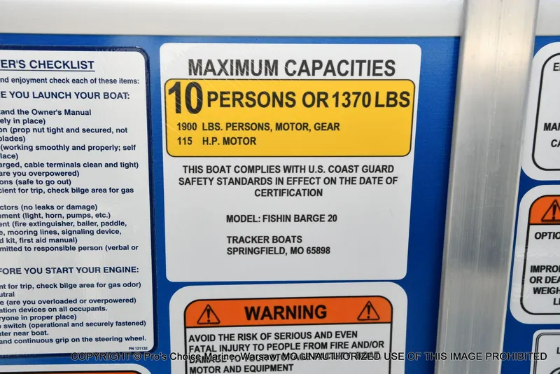 Slide: The Image of Sun Tracker Fishin' Barge 20 DLX 2026 - 49