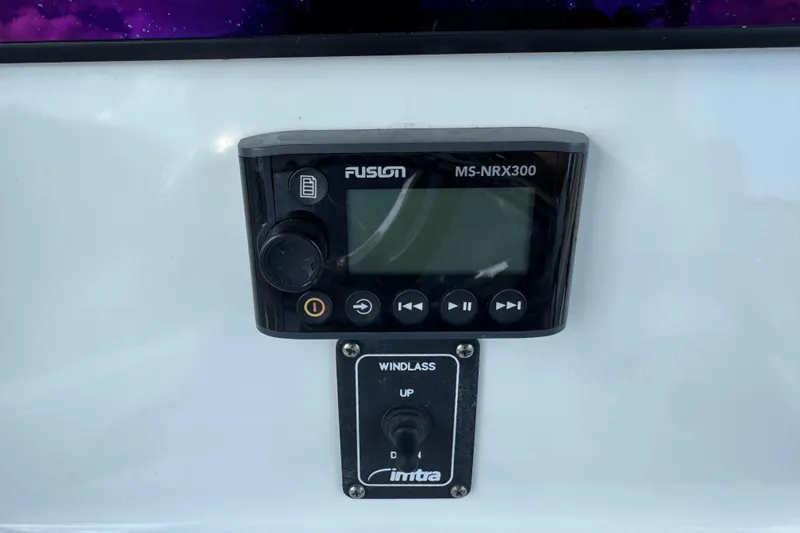 Slide: The Image of Fusion MS-NRX300 and windlass control on 2020 Yellowfin 36 Offshore boat. - 65