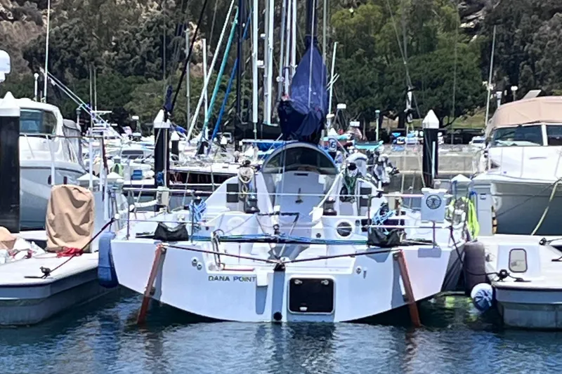 Slide: The Image of Sailboat docked in marina, Class 40 Antrim Design, 2009 model, Dana Point. - 10