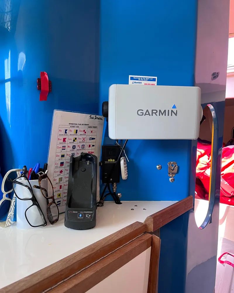 Slide: The Image of Navigation equipment and accessories on a Class 40 Antrim Design boat, 2009 model. - 23