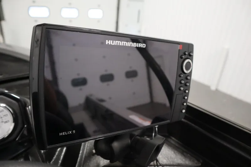 Slide: The Image of Humminbird Helix 9 fish finder on 2024 Crestliner 1950 Fish Hawk WT boat. - 35