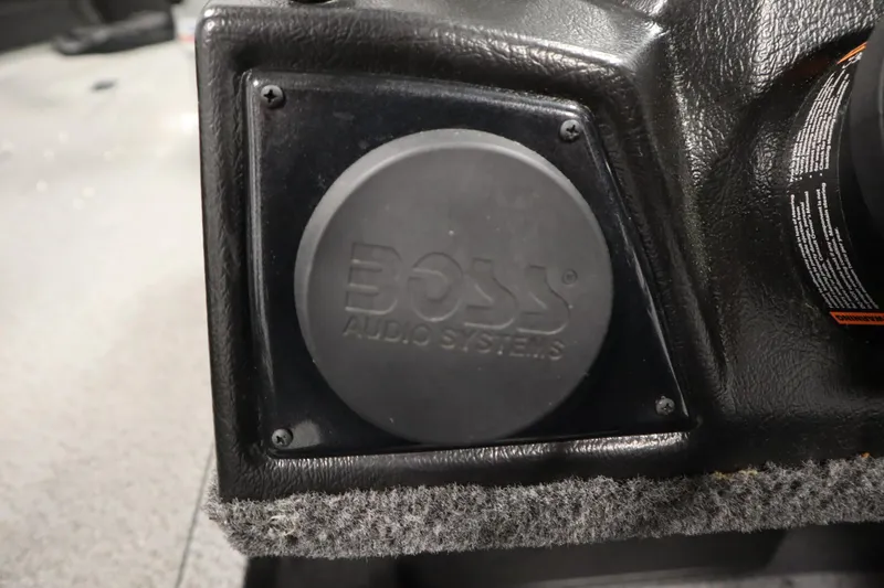 Slide: The Image of Boss Audio Systems speaker in 2024 Crestliner 1950 Fish Hawk WT boat interior. - 36