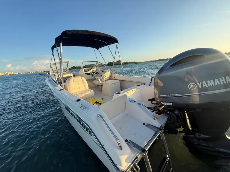 Slide: The Image of 2020 Grady-White Freedom 192 boat with Yamaha engine on calm water. - 9