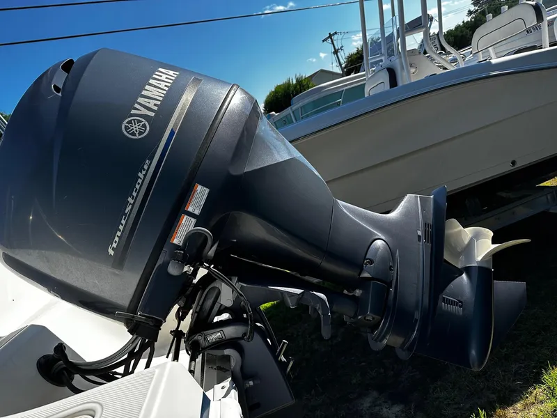 Slide: The Image of 2014 Godfrey Hurricane 188SDS Sport with Yamaha four-stroke outboard motor. - 3