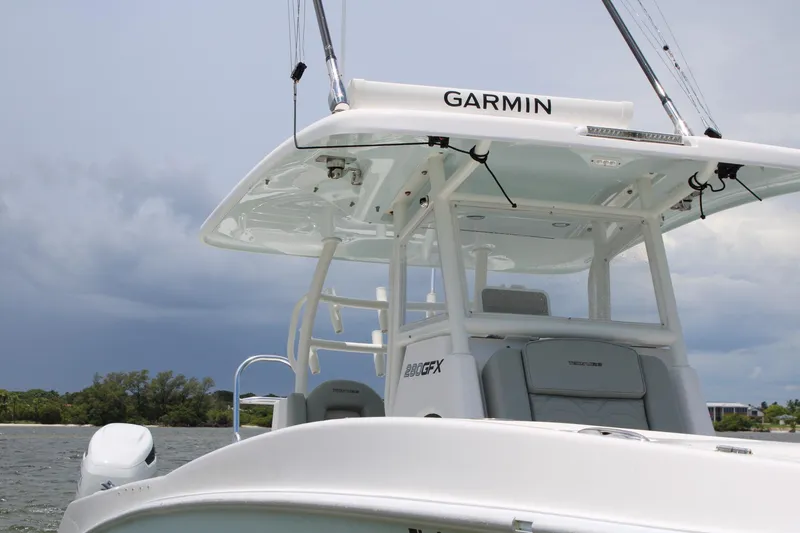 Slide: The Image of 2023 Twin Vee - Hard top/Garmin - 10