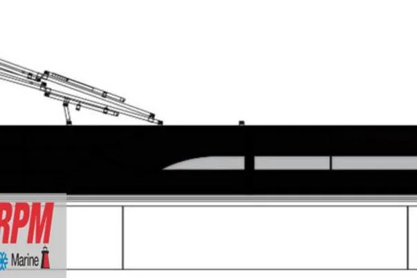 Slide: The Image of 2025 Bentley Pontoons 220 Fish-N-Cruise side view illustration. - 46