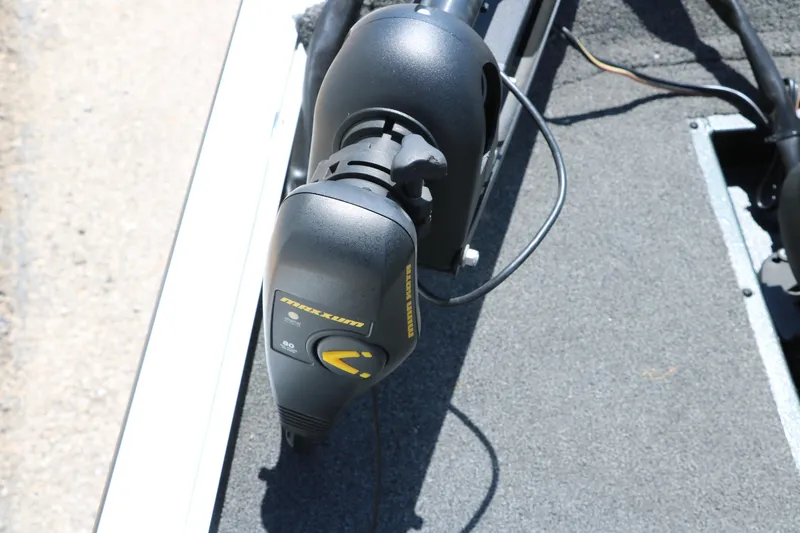 Slide: The Image of 2018 Polar Kraft Bass America TX175 Pro Bass boat trolling motor. - 14