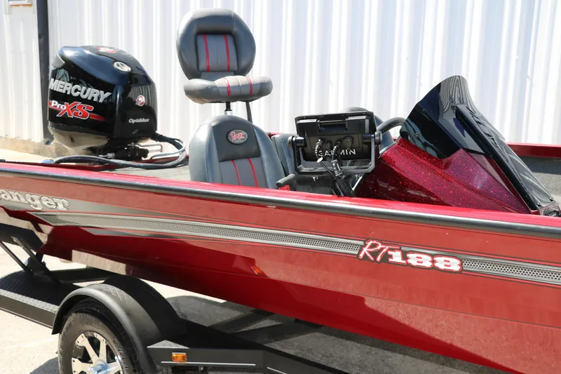 Slide: The Image of 2016 Ranger RT 188 boat with Mercury Pro XS engine and Garmin electronics. - 10
