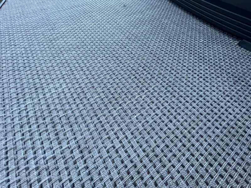 Slide: The Image of Woven texture detail on 2026 Harris Solstice 230 boat flooring. - 19