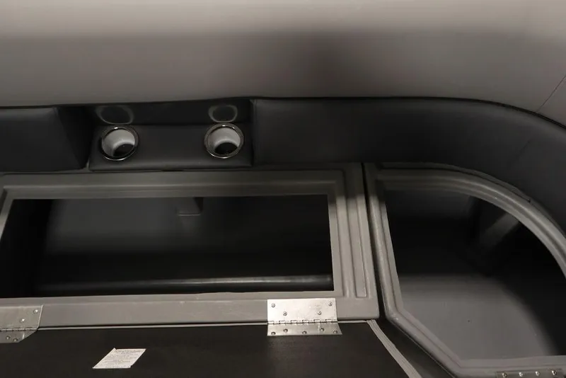 Slide: The Image of Interior storage and cup holders of 2025 Bentley Pontoons 243 Navigator Tri-toon. - 8
