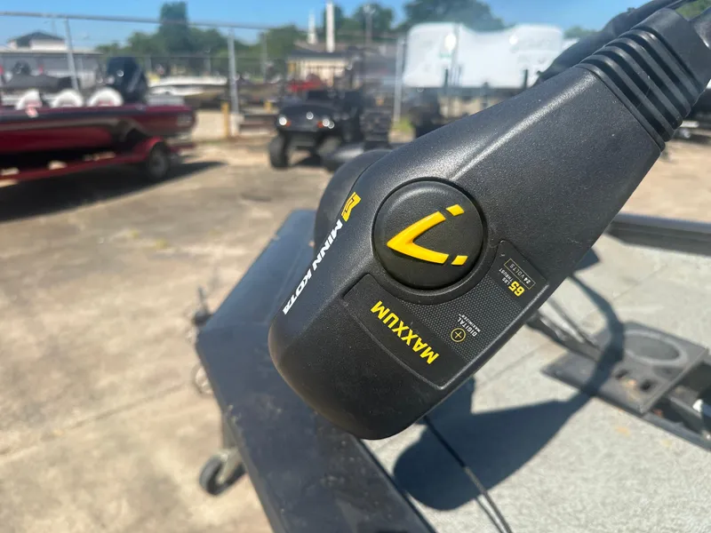 Slide: The Image of Minn Kota Maxxum trolling motor on 2017 Tracker Pro Team 175 TXW boat. - 13