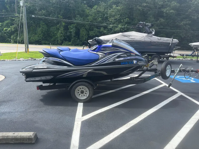 Slide: The Image of 2006 Yamaha WaveRunner FX HO on trailer in parking lot. - 3