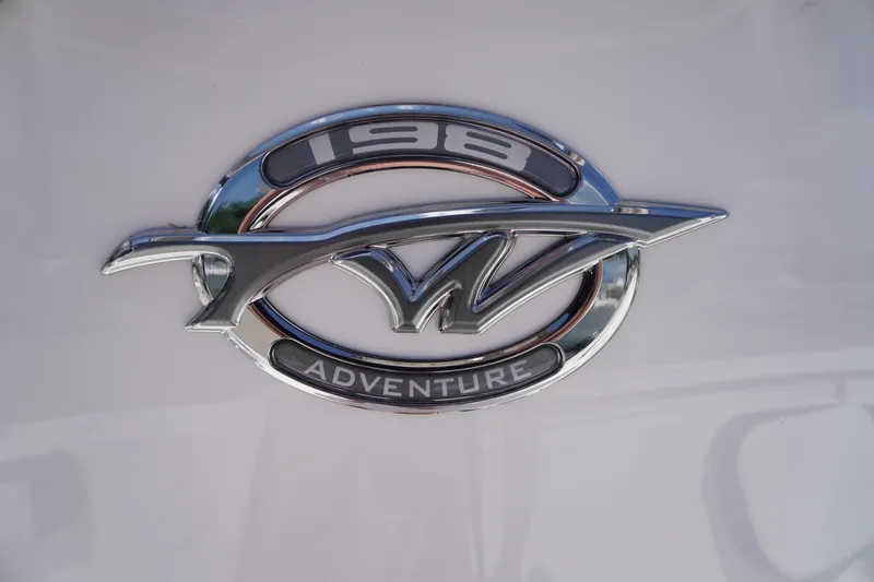 Slide: The Image of 2025 Tidewater 198 CC Adventure emblem on white background. - 3