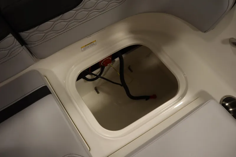 Slide: The Image of 2025 Bayliner M17 ELEMENT MX COMFORT boat interior storage compartment. - 31
