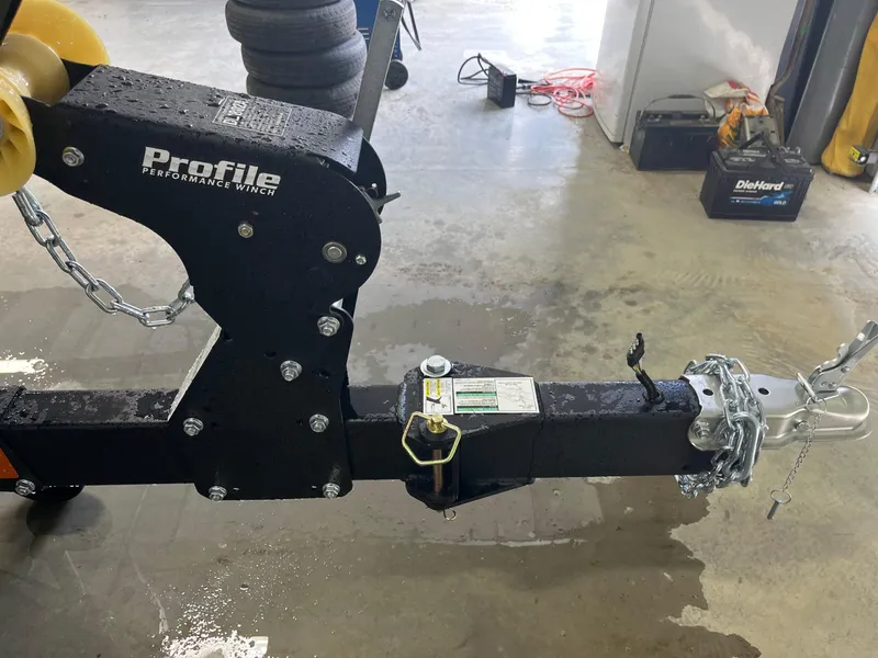 Slide: The Image of Trailer hitch with Profile Performance Winch on Lund 1800 Explorer Sport, 2026 model. - 6