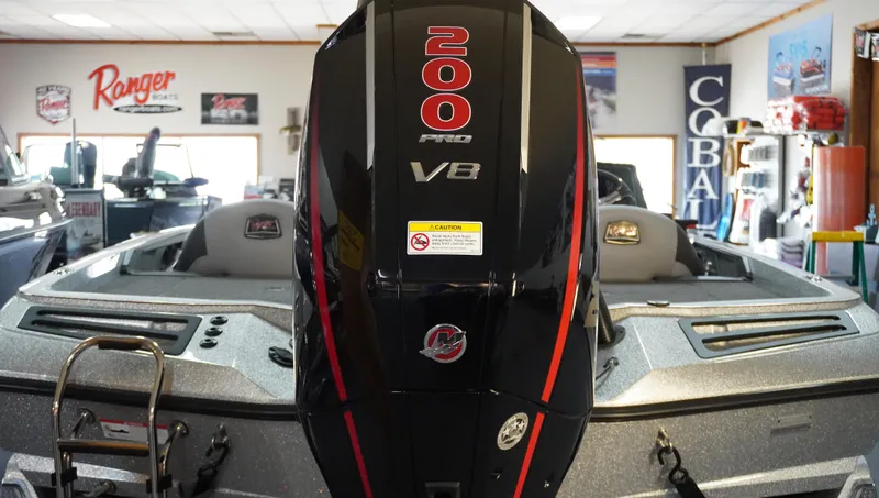 Slide: The Image of 2024 Ranger Z518 Ranger Cup Equipped boat with 200 Pro V8 engine in showroom. - 5