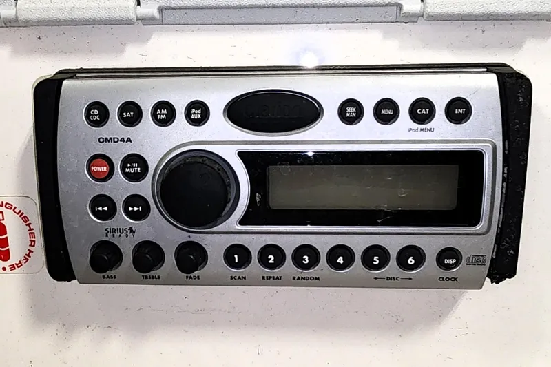 Slide: The Image of 1999 Campion Explorer 552 stereo system with various control buttons and display. - 14